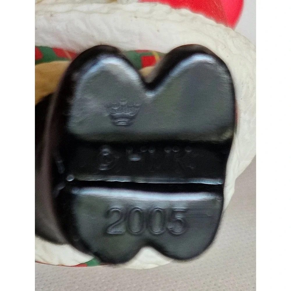 VTG 1995 Hallmark Keepsake Ornament Santa Golfing Red Plaid 3 Inch Golf Club